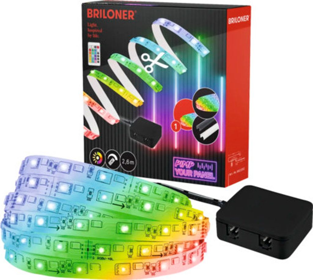 Briloner Pimp your Panel LED Strip, zestaw podstawowy RGB, Zdjęcie produktu 