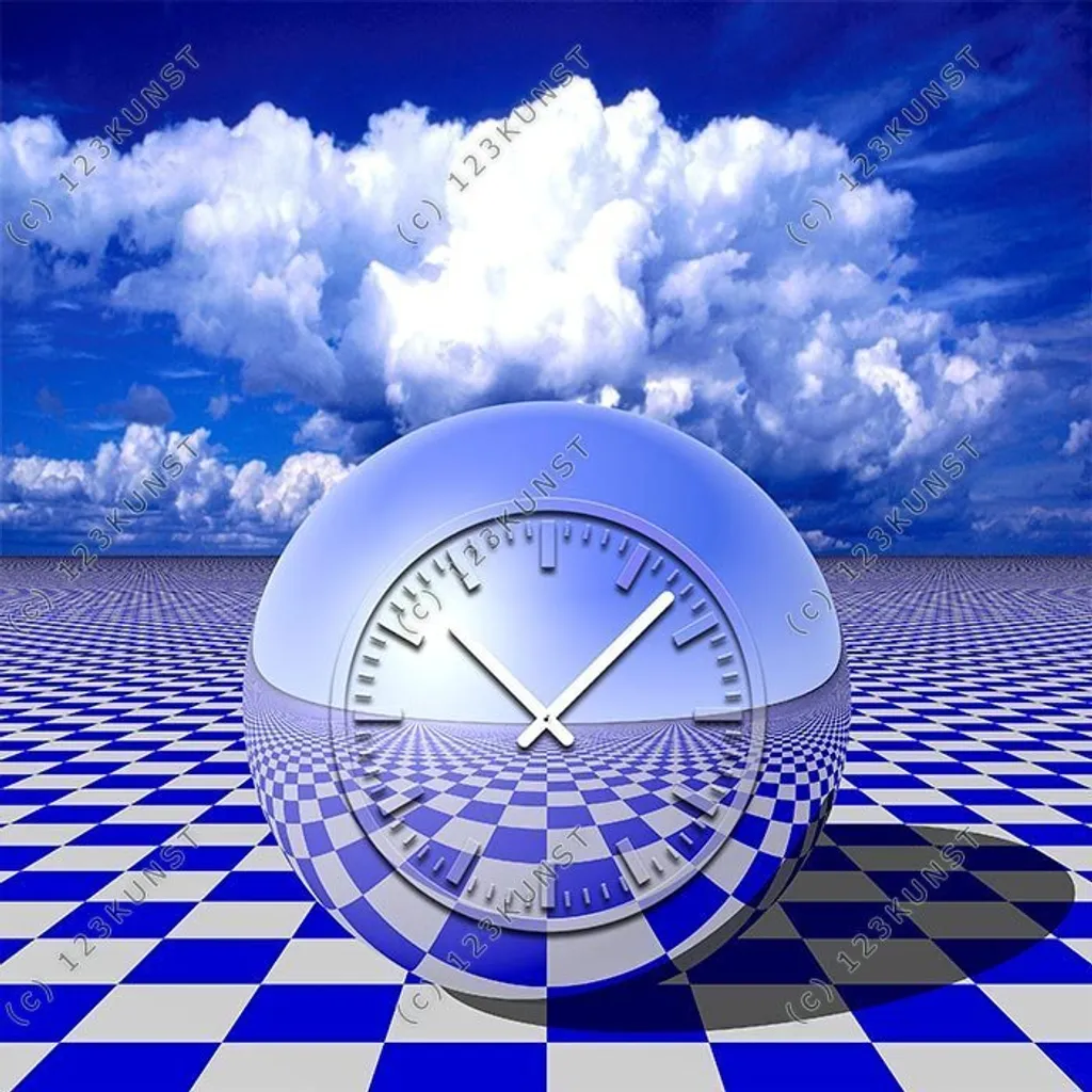 Horloge Murale Moderne 30x30cm pour Cuisine Salon Dixtime 3075