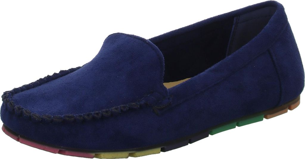 Alyssa Damen-Slipper Navy-Blau, Farbe:blau, EU Größe:36