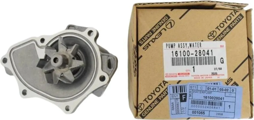 Pompe à eau de refroidissement 16100-28041 Toyota Rav4 et Camry