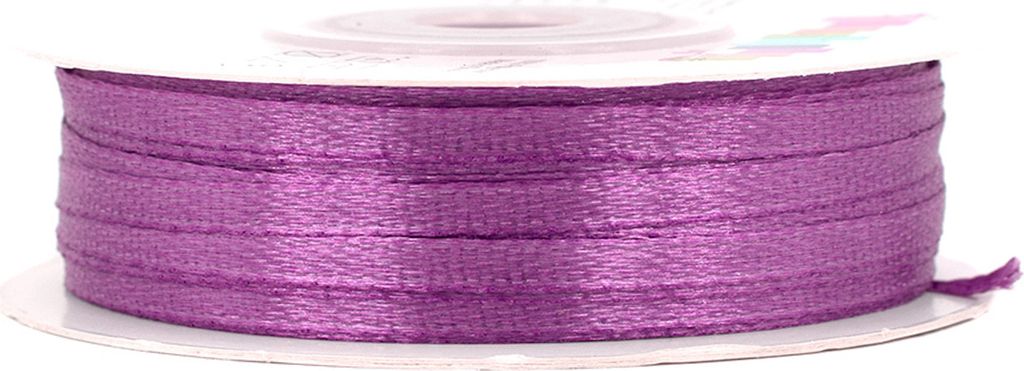 Satinband 3mm x 50m Rolle Pflaume
