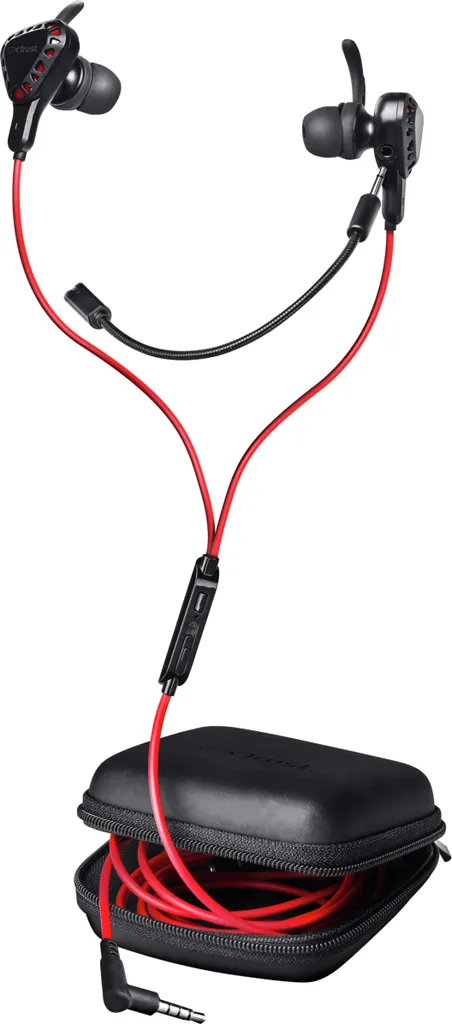 Trust GXT 408 Casque intra-auriculaire noir multiplateforme Gaming GXT408