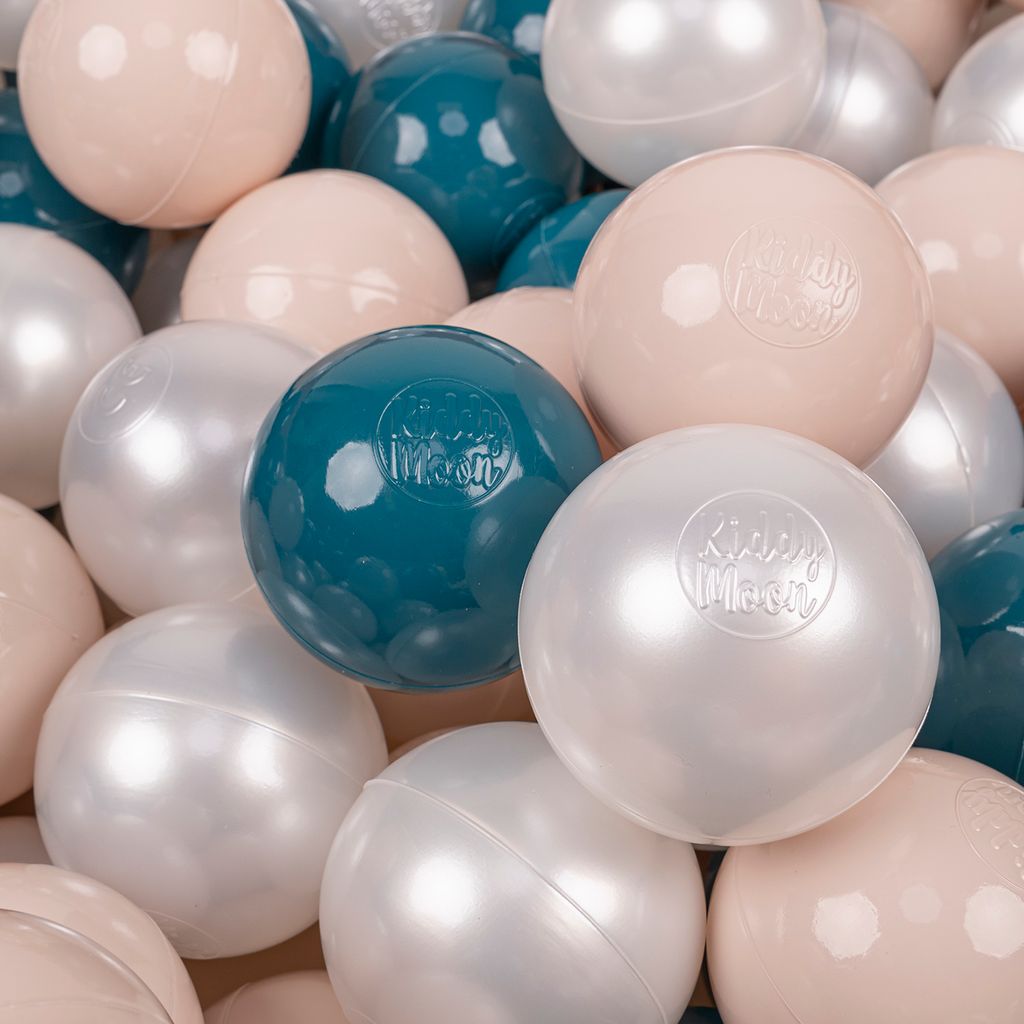 KiddyMoon Mehrfarbige Plastikbälle 200 ∅7cm Bälle Und Spielbälle Für Bällebad Für Babys Und Kinder