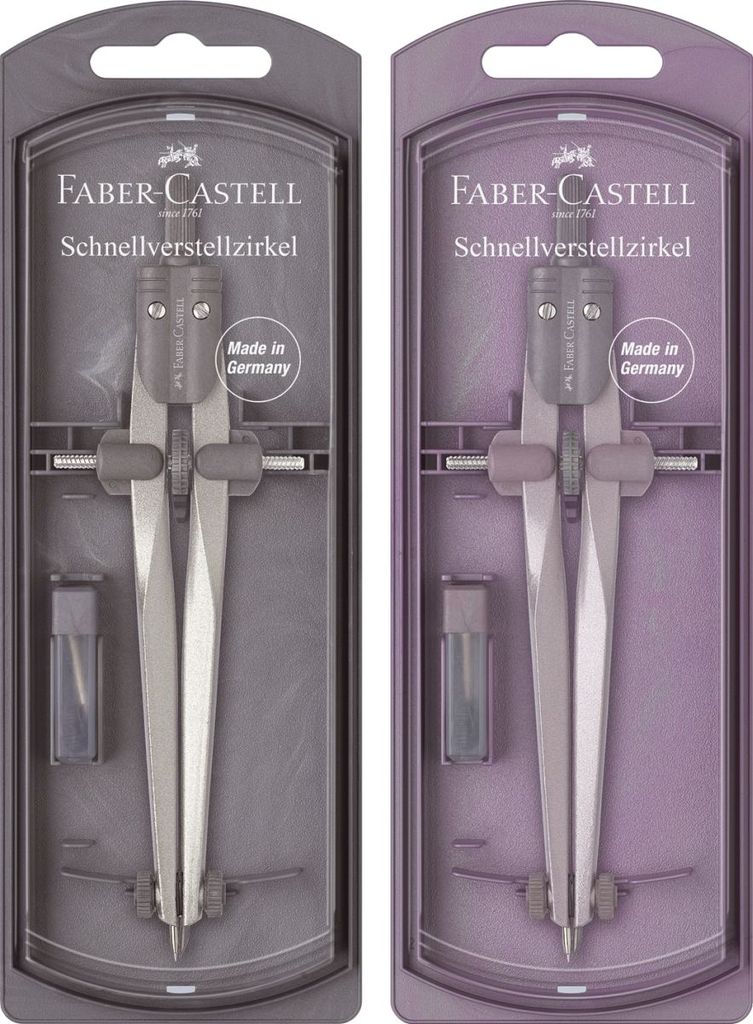 Faber-Castell 174400 Schnellverstellzirkel Stream 2018 - Produktbild 