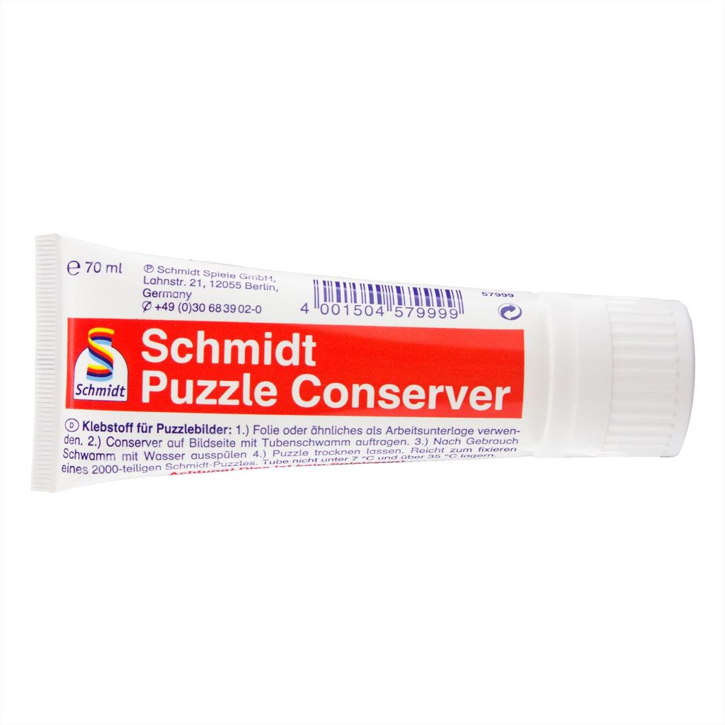 Schmidt Spiele Tube, Puzzleconserver, Puzzlezubehör, 70 ml, Immagine del prodotto 