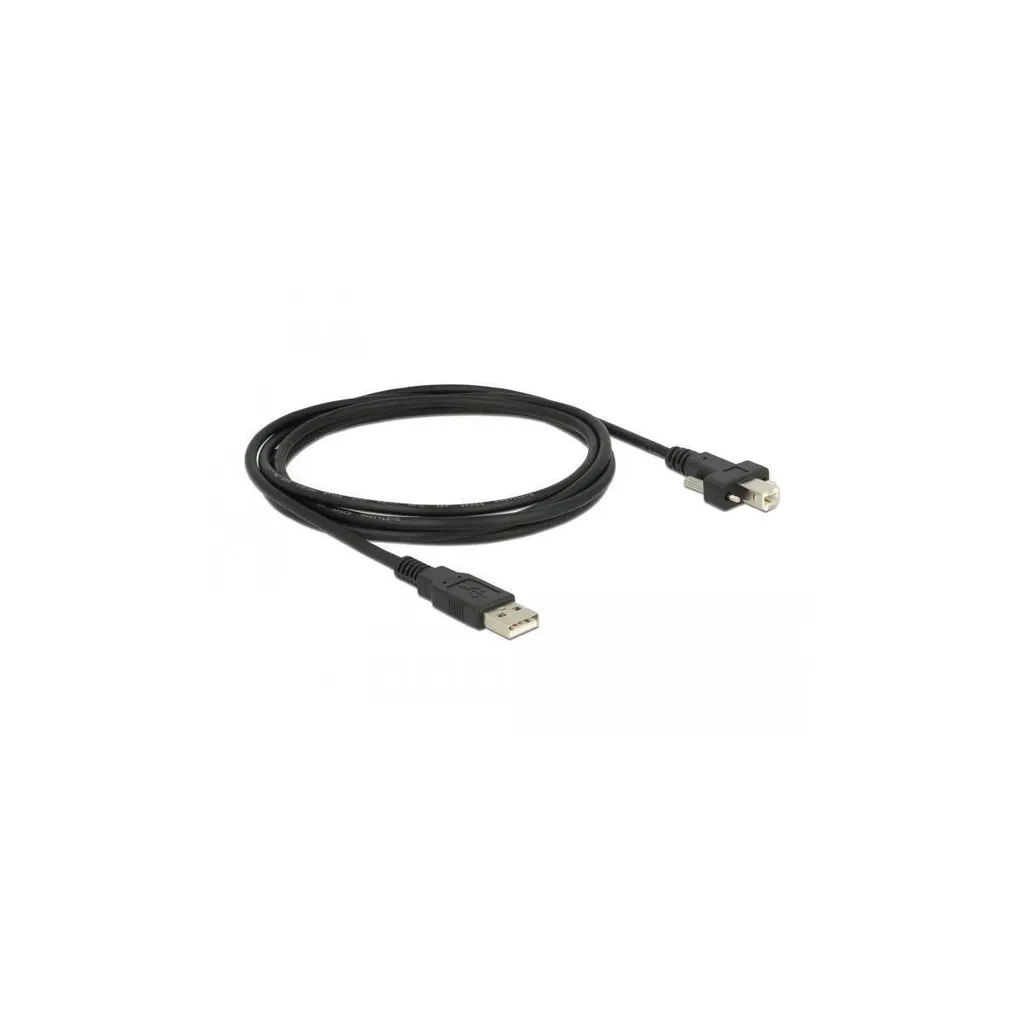 Câble USB A vers B vissable Delock de 2m pour liaison stable - 2