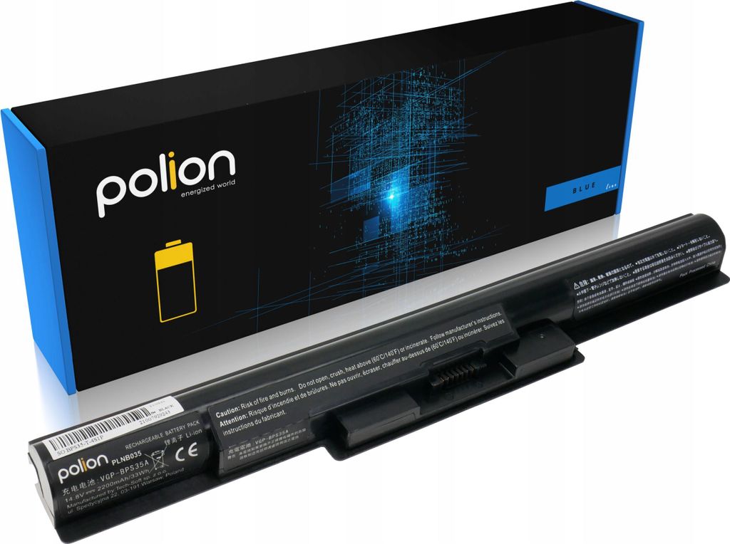 Sony Vaio Laptopakku VGP-BPS35A 2200mAh POLION Produktbild 