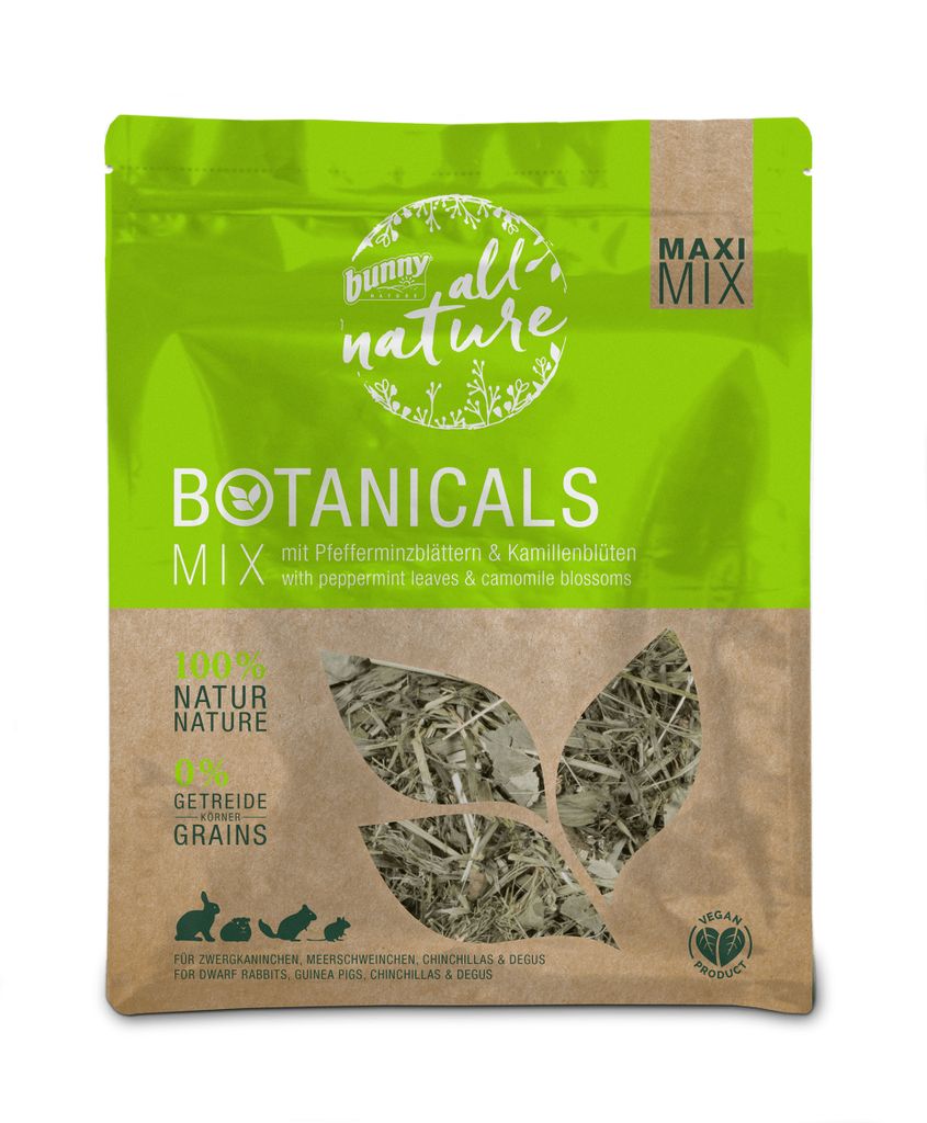 Bunny Nature Botanicals Maxi Mix mit Pfefferminzblättern & Kamillenblüten 400 g