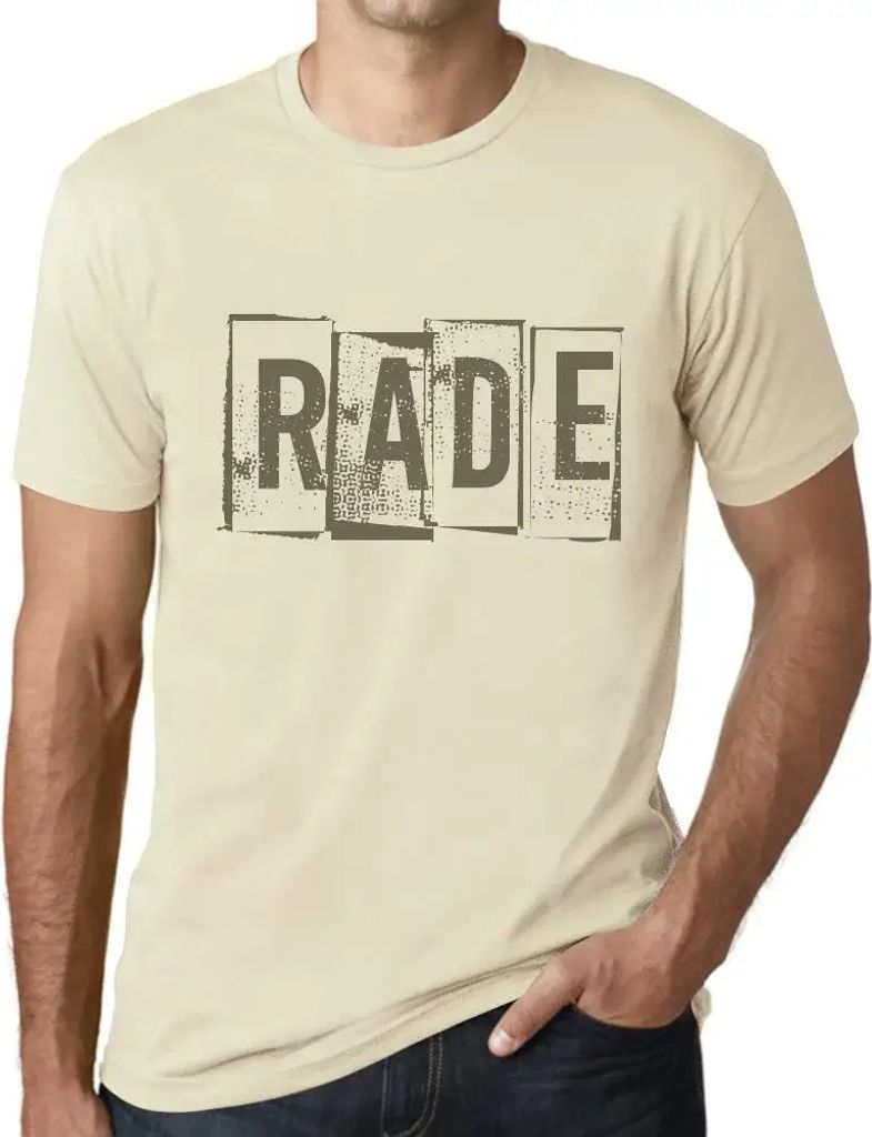 Herren Grafik T-Shirt Rade Öko-Verantwortlich Vintage Jahrgang Kurzarm Lustige Druck Geburtstag Geschenk Mann