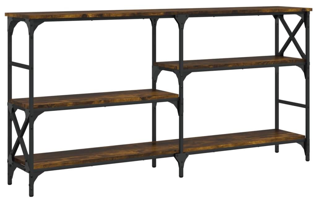 vidaXL Konsolentisch Räuchereiche 150x29x76,5 cm Holzwerkstoff