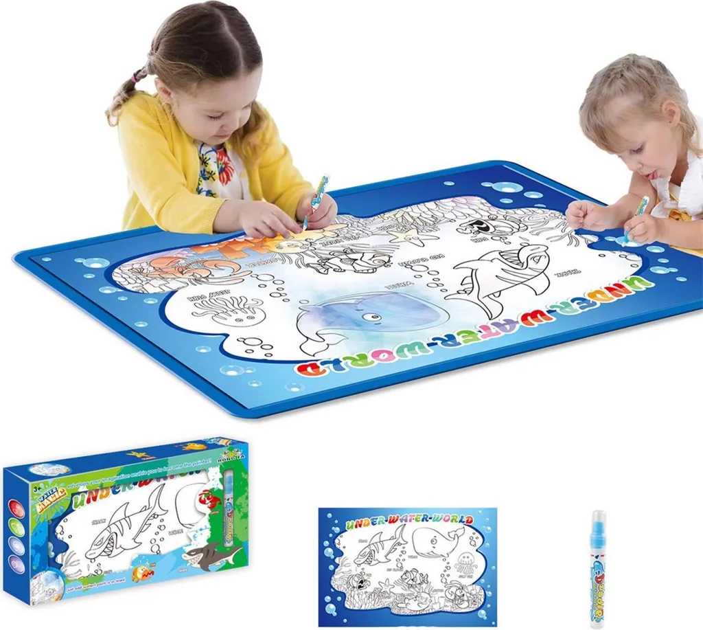 Ardoise magique à eau pour peinture créative et coloriage réutilisable - 2