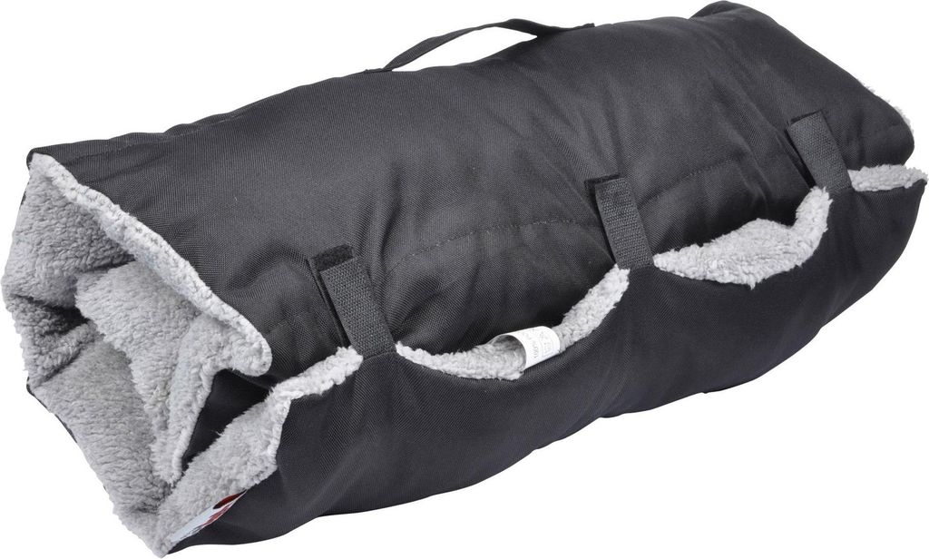 Reisebett für Hunde BICOLORE, 80 x 50 cm, khaki+grau