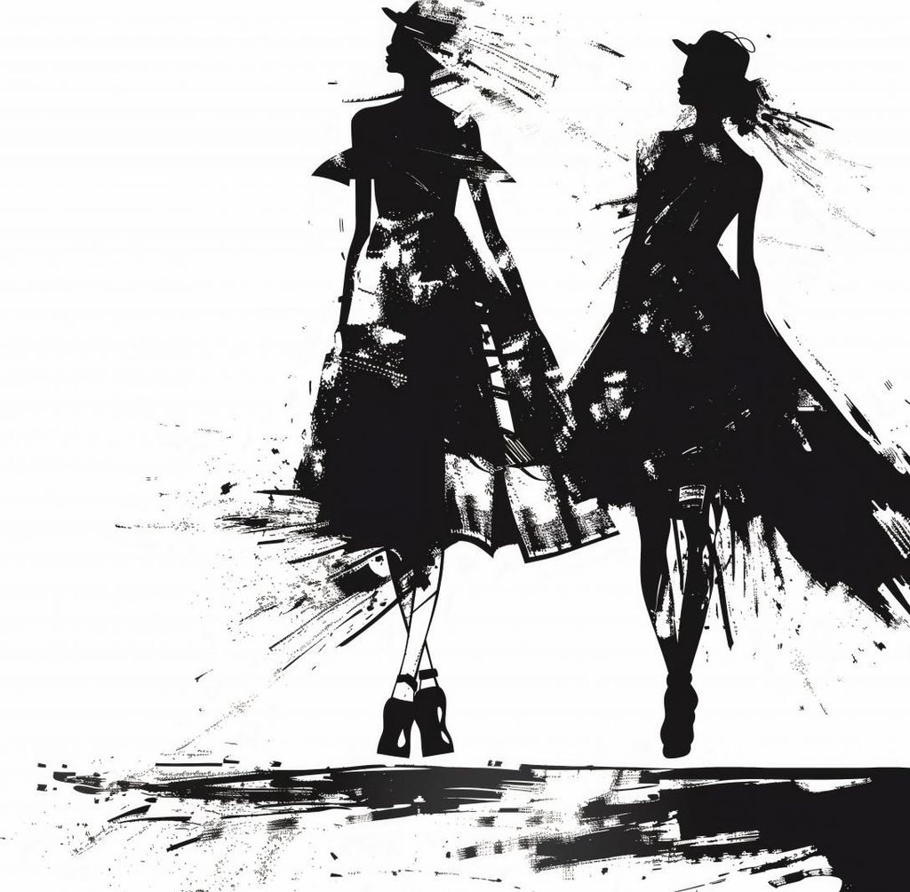 Poster 50x40cm Tintenzeichnung