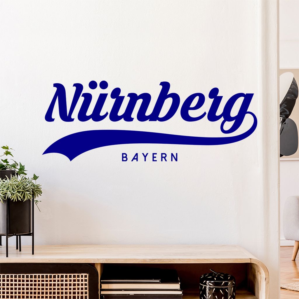 Nürnberg Bayern Wandtattoo Wandaufkleber Wall Sticker - Dekoration, Küche, Wohnzimmer, Schlafzimmer, Badezimmer