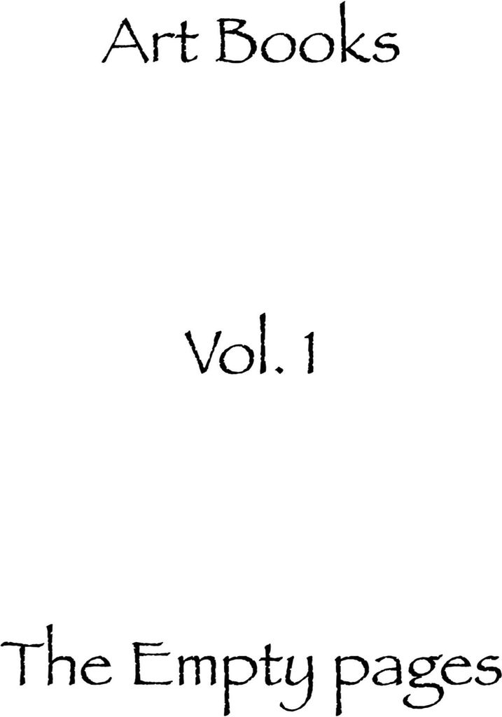The empty pages