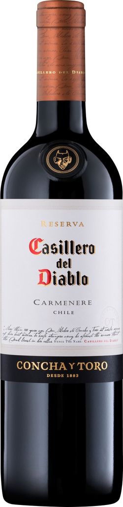 Casillero del Diablo Carmenere Reserva trocken Chile | 13,5 Produktbild 