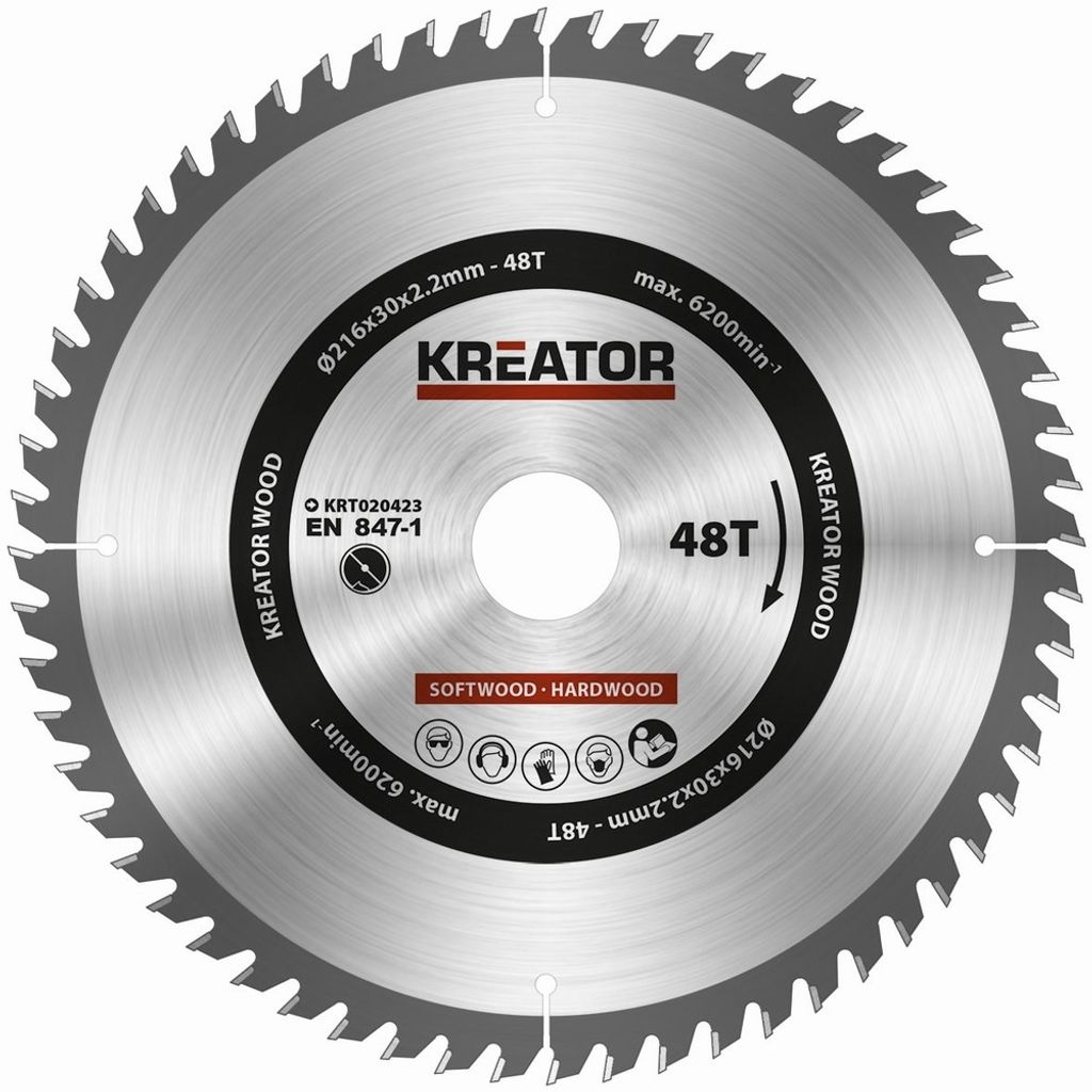 KREATOR pilový kotouč 216mm*30mm 48WZ KRT020423 Obrázek produktu 