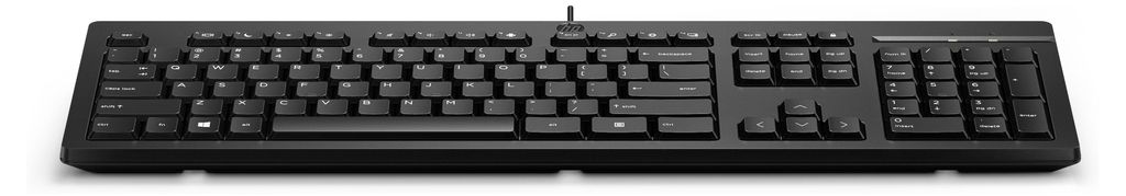HP 125 Wired Keyboard tastiera USB Nero Immagine del prodotto 