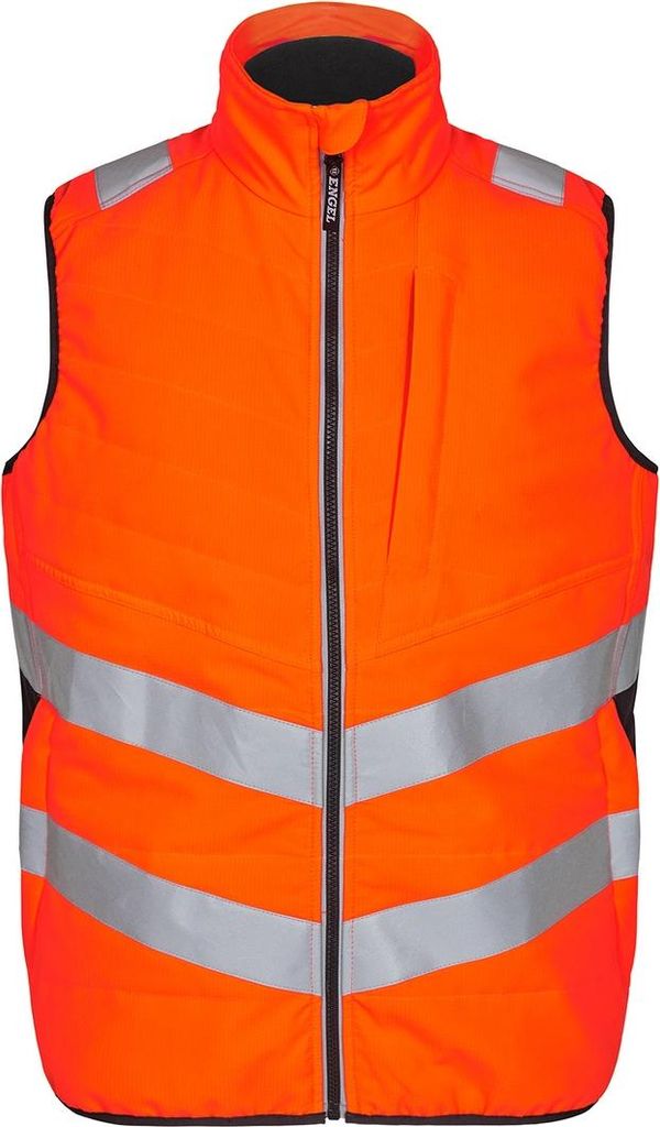 F. Engel Safety Stepp-Innenweste, Orange/Anthrazit Grau, Gr. 4XL