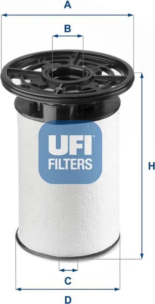 Filtre à carburant UFI pour entretien Alfa Giulia, référence 77367410