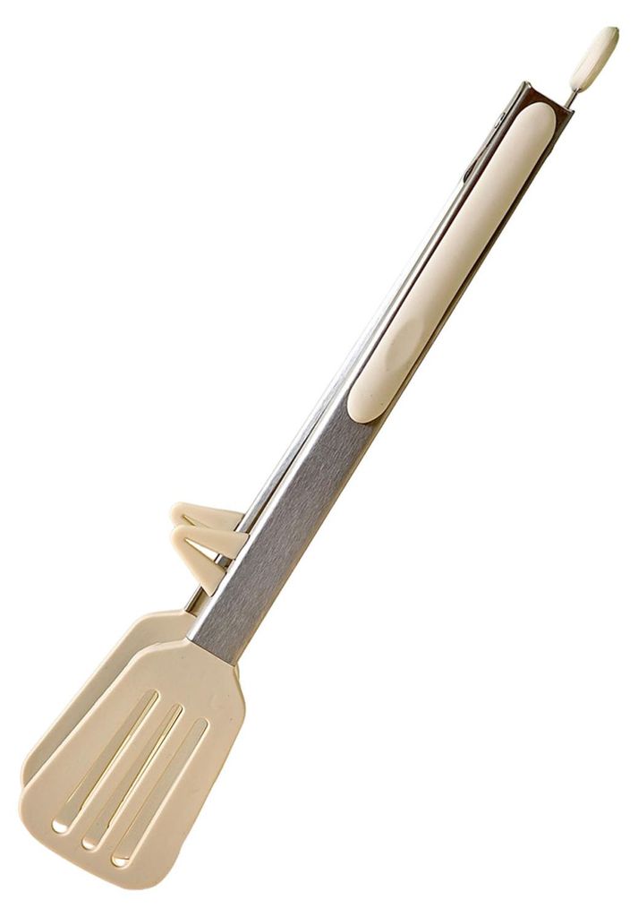 Edelstahl-Gastronomiezange, rutschfest, ergonomisch, hitzebeständig, spülmaschinenfest, spülmaschinenfest, unverzichtbares Küchenutensil