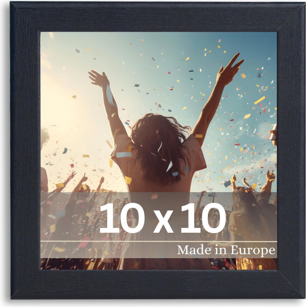 Bilderrahmen "Dali" - Farbe: Schwarz - Größe: 10 x 10 cm / 3x