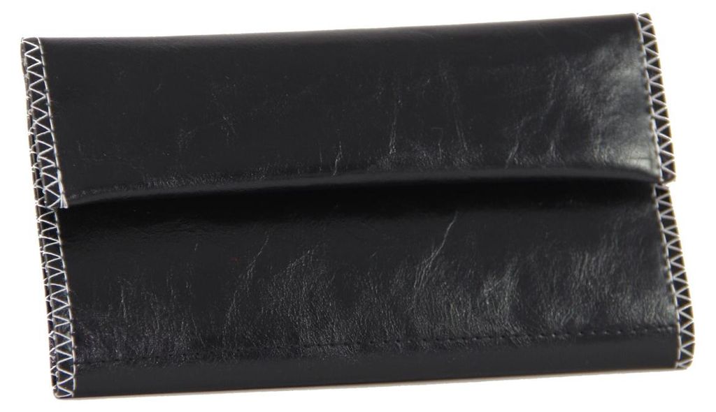 ATTUY Burley Tabaktasche Schwarz Kunstleder Drehertasche Produktbild 