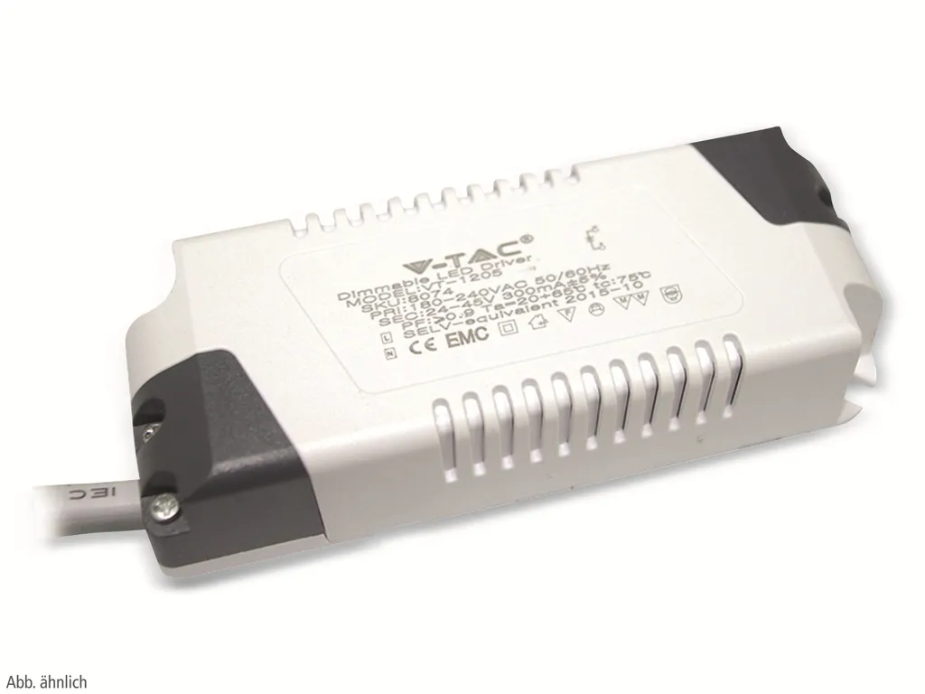 Alimentation LED 12W dimmable VT-8074, régulateur 230V haute précision