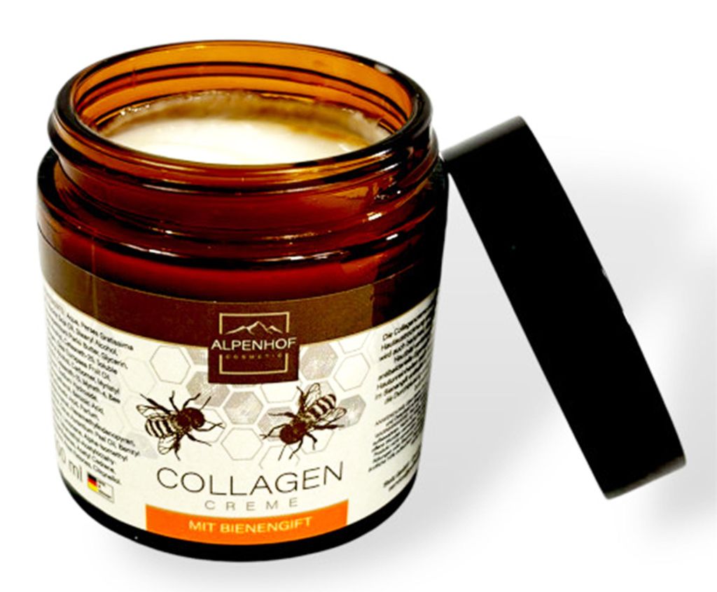 COLLAGEN CREME 100ml mit Bienengift Gesichtscreme Pflegecreme Hautpflege Gesicht Dekolleté Pflege 62