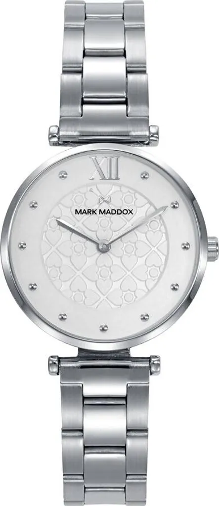 Montre Femme Mark Maddox MM1015-03 avec Bracelet Cuir et Cadran Fin
