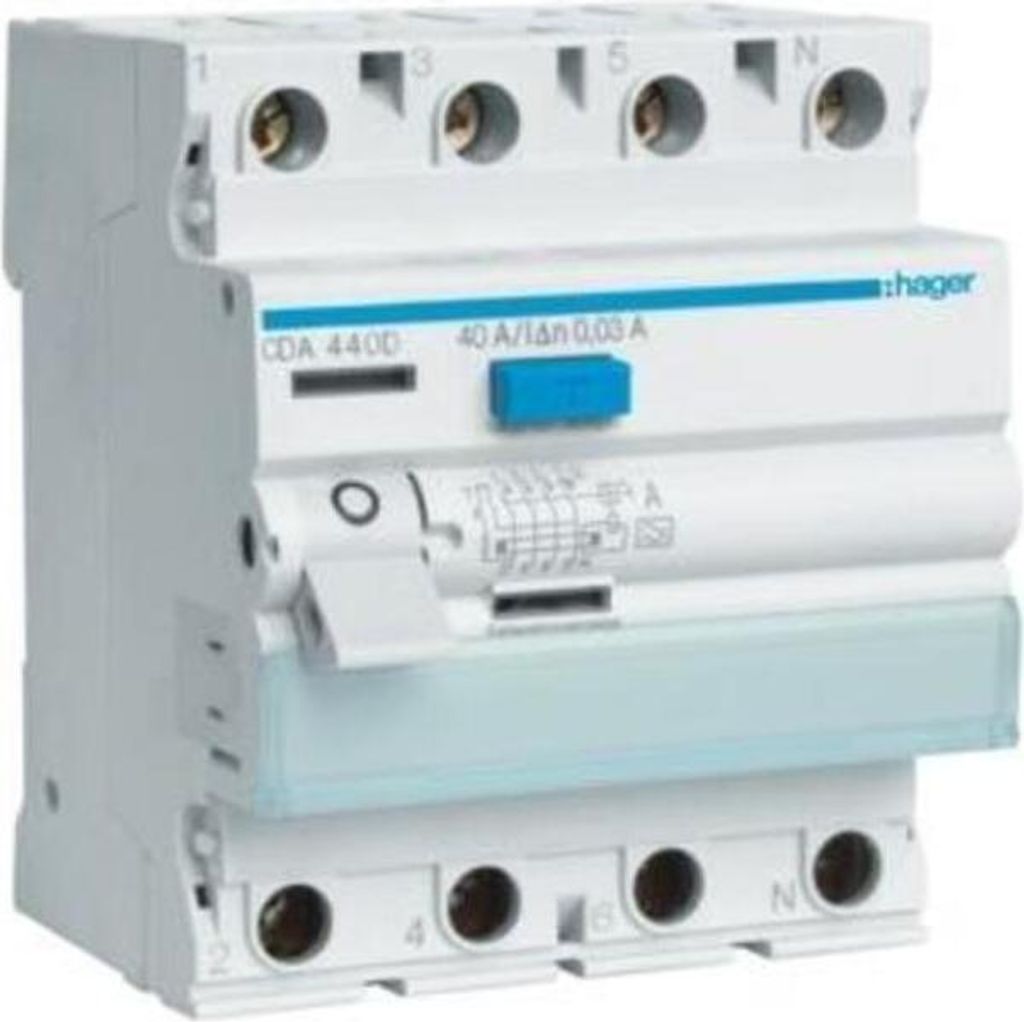 Hager CDA440D A-type 4P Stromunterbrecher (CDA440D) Produktbild 