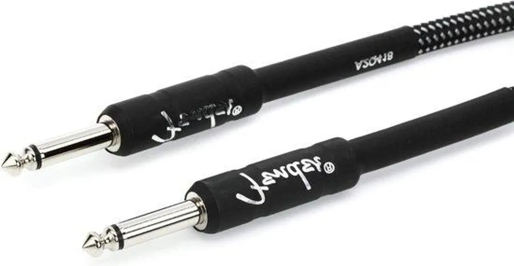 Câble de guitare 5,5m jack droit professionnel gris blindé haute fidélité