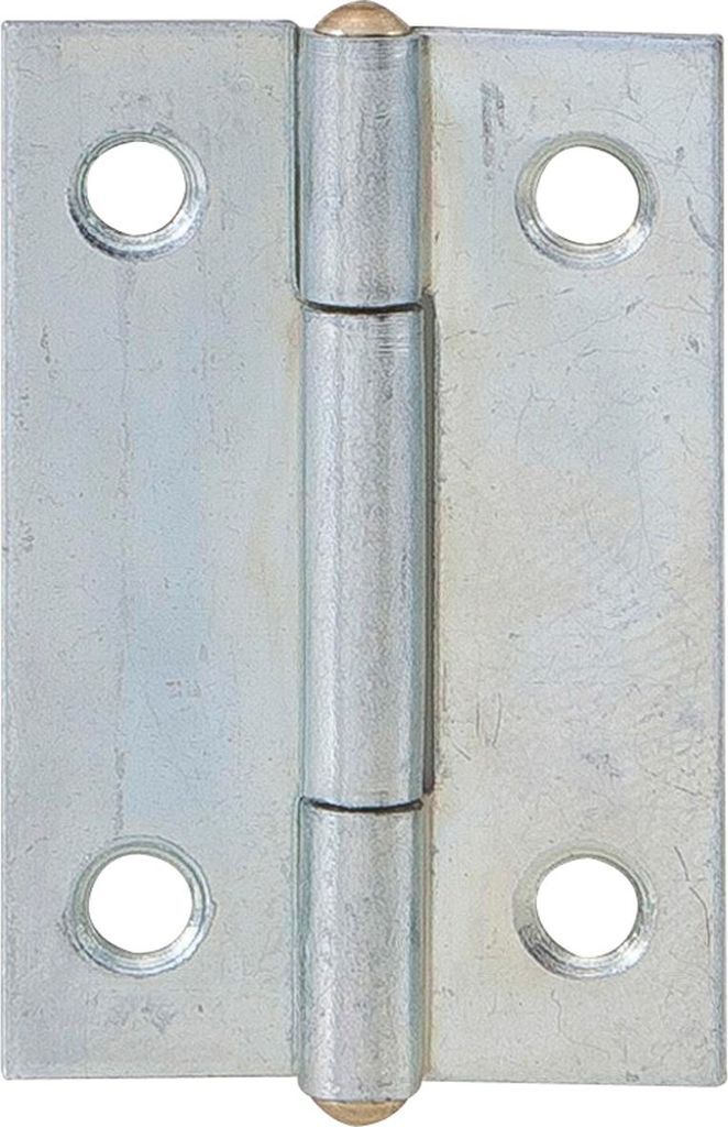 SCHMALE Scharnier DIN 7954 A schmal 40 x 26 mm, Edelstahl