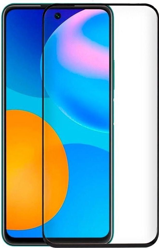 Gehärtetes Glas für Huawei P Smart 2021 Vollbildschirm Schwarz