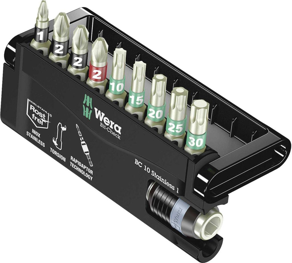 Wera Bit-Check 10 Stainless 1 Produktbild 