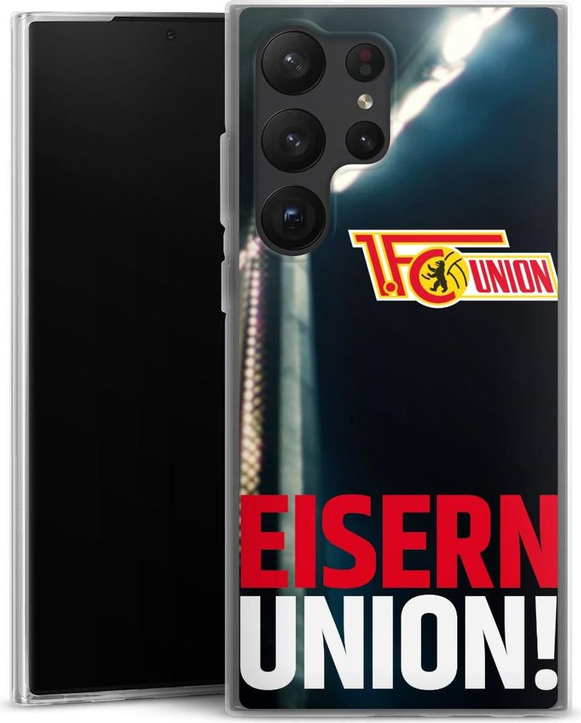 DeinDesign Slim Hülle für Samsung Galaxy S23 Ultra Silikon Case Ultra Dünn Handyhülle 1. FC Union Berlin Fanartikel Fußball