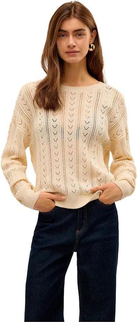 Vero Moda Newverena Pullover Beige S Damen Beige S