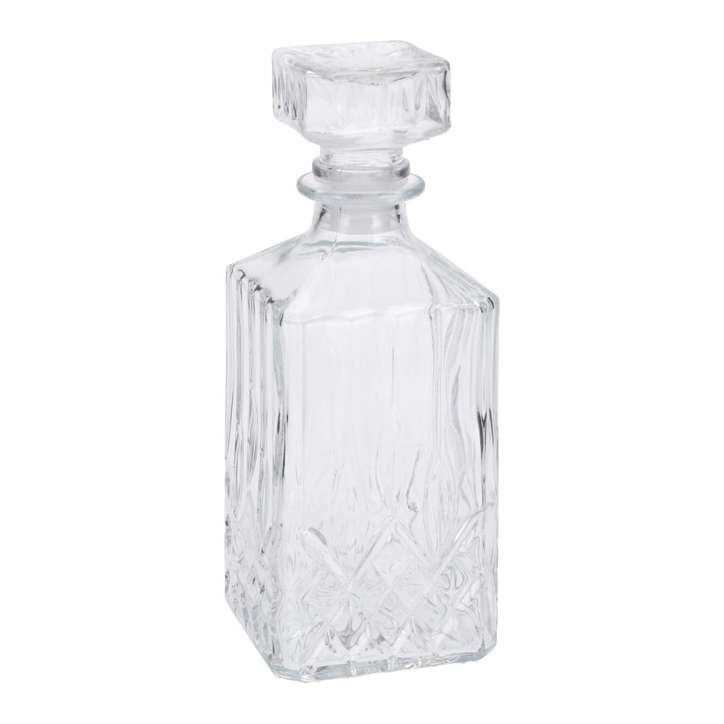 Whisky Cognac Rum Glas Karaffe 900 ml Dekanter Glaskaraffe Produktbild 