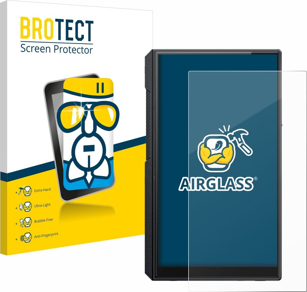 BROTECT Schutzglas für FiiO M11s Schutzfolie Panzer Folie Glas Display Schutz klar