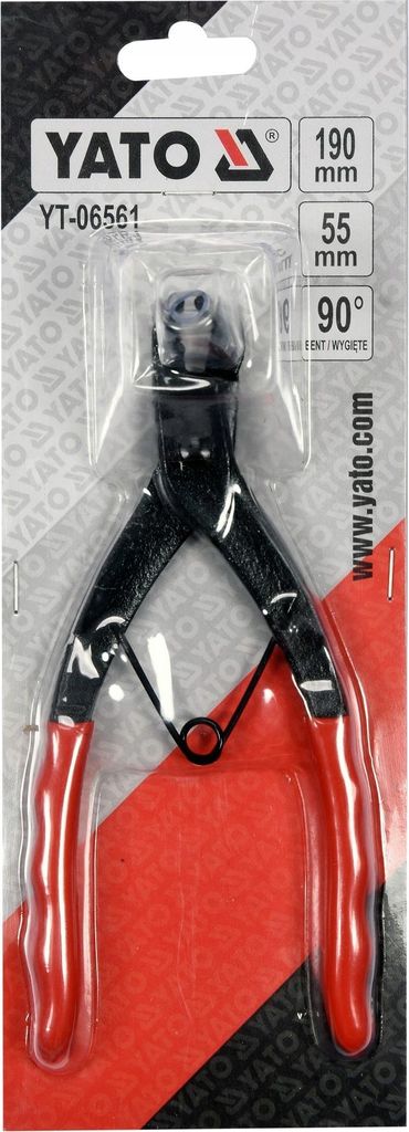Yato YT-06561, Bremssattelzangen, 19 cm, 5 cm, PVC, Rot, Produktbild 