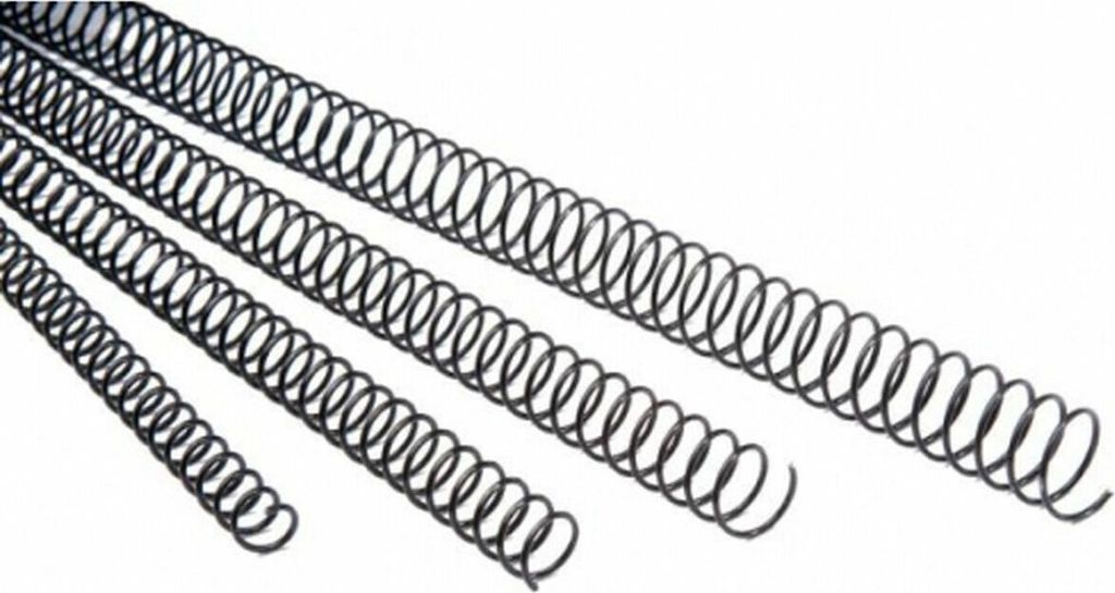 Spiralen Fellowes Metall 100 Stück Schwarz Ø 24 mm