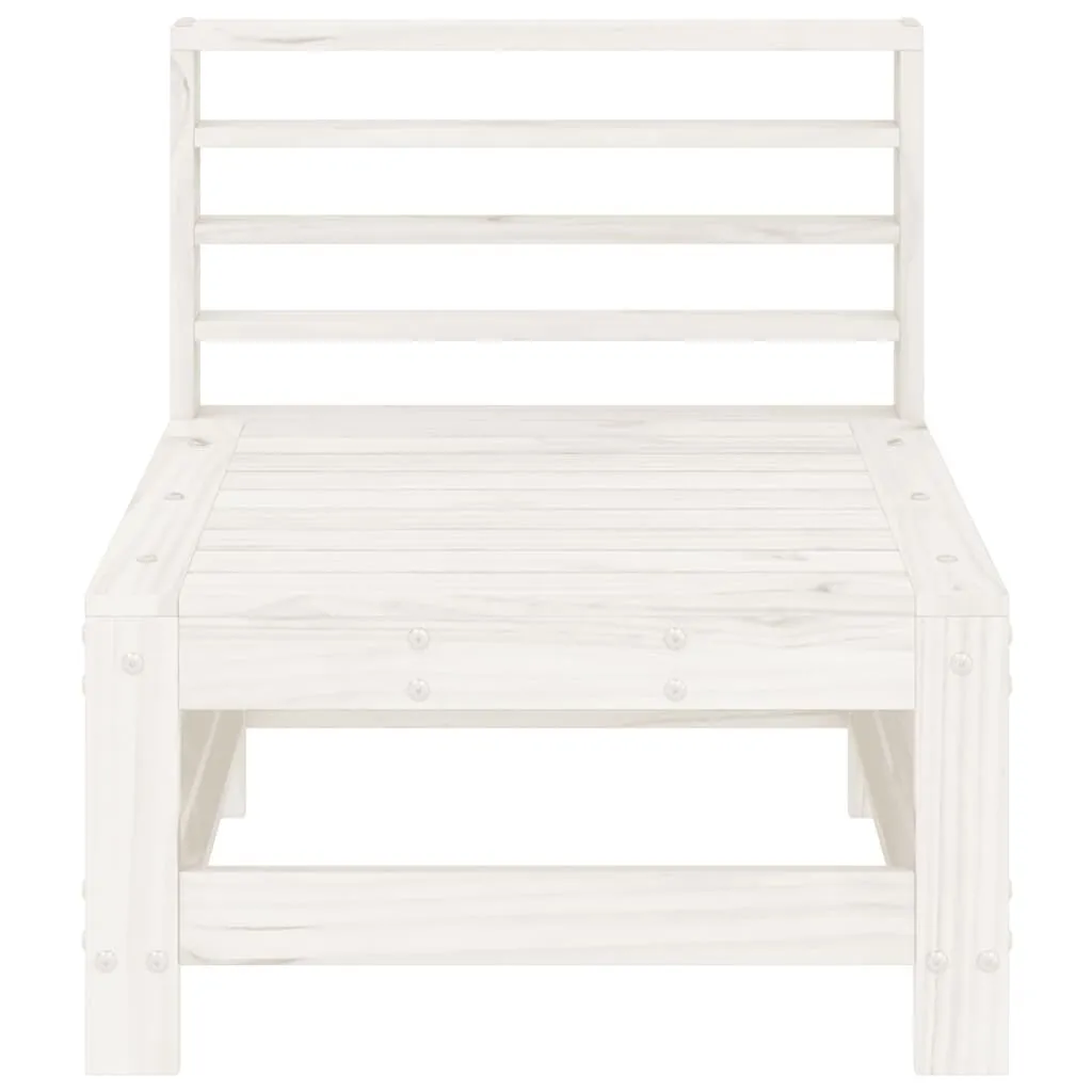 Divano Pallet Giardino Bianco Legno Pino | Arredamento Esterno Cool - 3