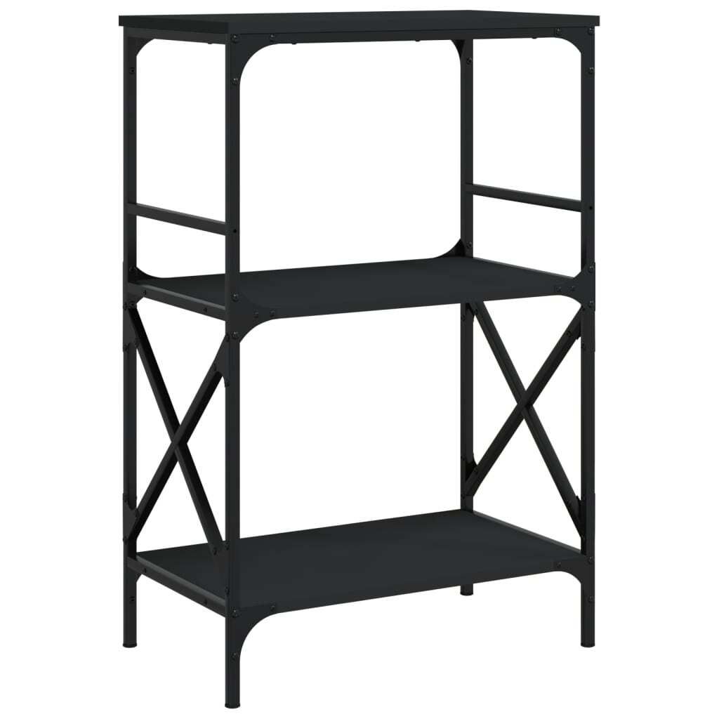 VidaXL 837612, Czarny, Metal, Drewno, 590 mm, 350 mm, 905 Zdjęcie produktu 