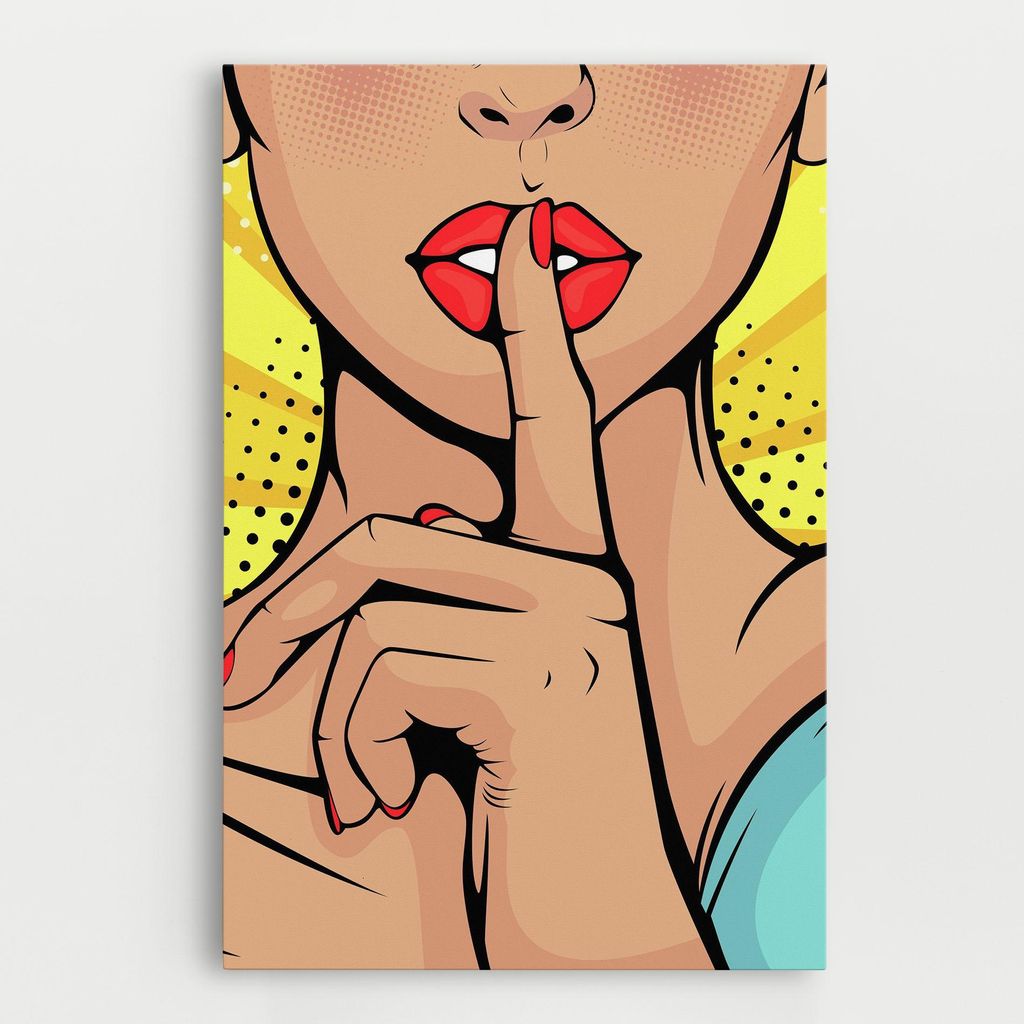 ARTHUB Leinwandbild 20x30 cm, Sush Pop Art | Wohnzimmerdekoration, Hängende Bilder, Wanddekoration, Heimdekoration, Moderne, Pop