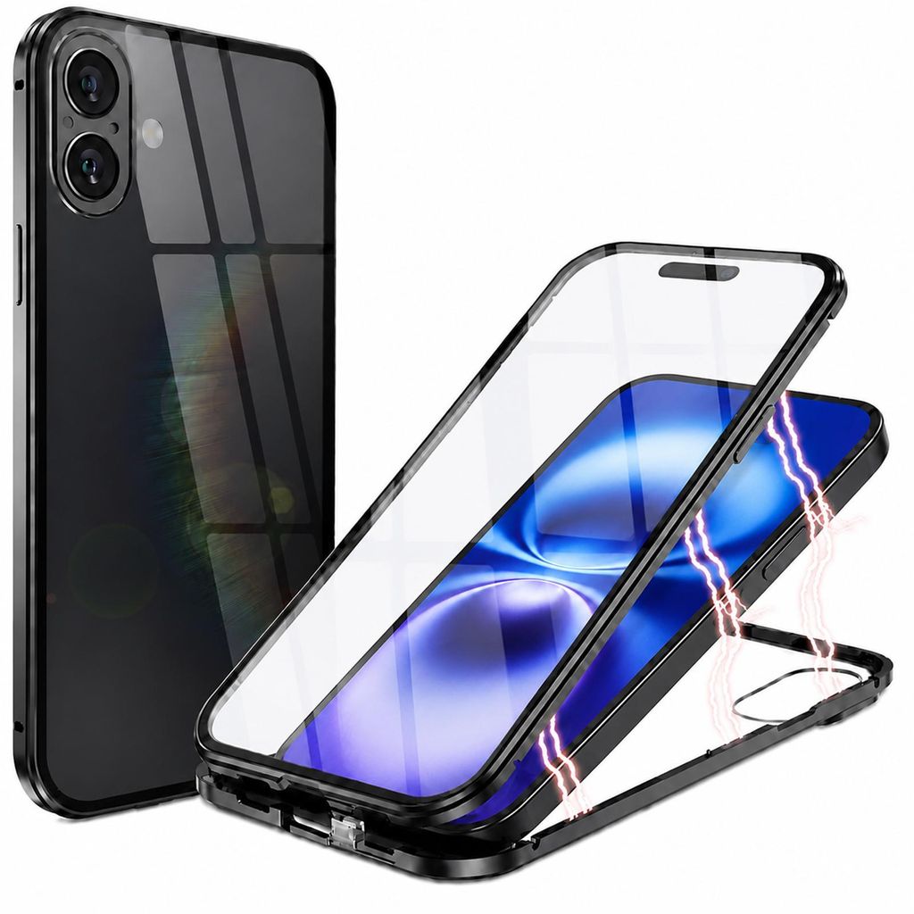 Hülle Magnet für iPhone 17 Schutzhülle Cover Glas Handy Produktbild 