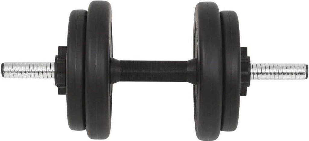 vidaXL Langhantel- und Kurzhantel-Set 30 kg Produktbild 4