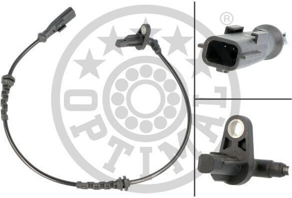 OPTIMAL ABS Sensor Raddrehzahl für RENAULT Clio III Schrägheck (BR0/1, CR0/1) 06-S720