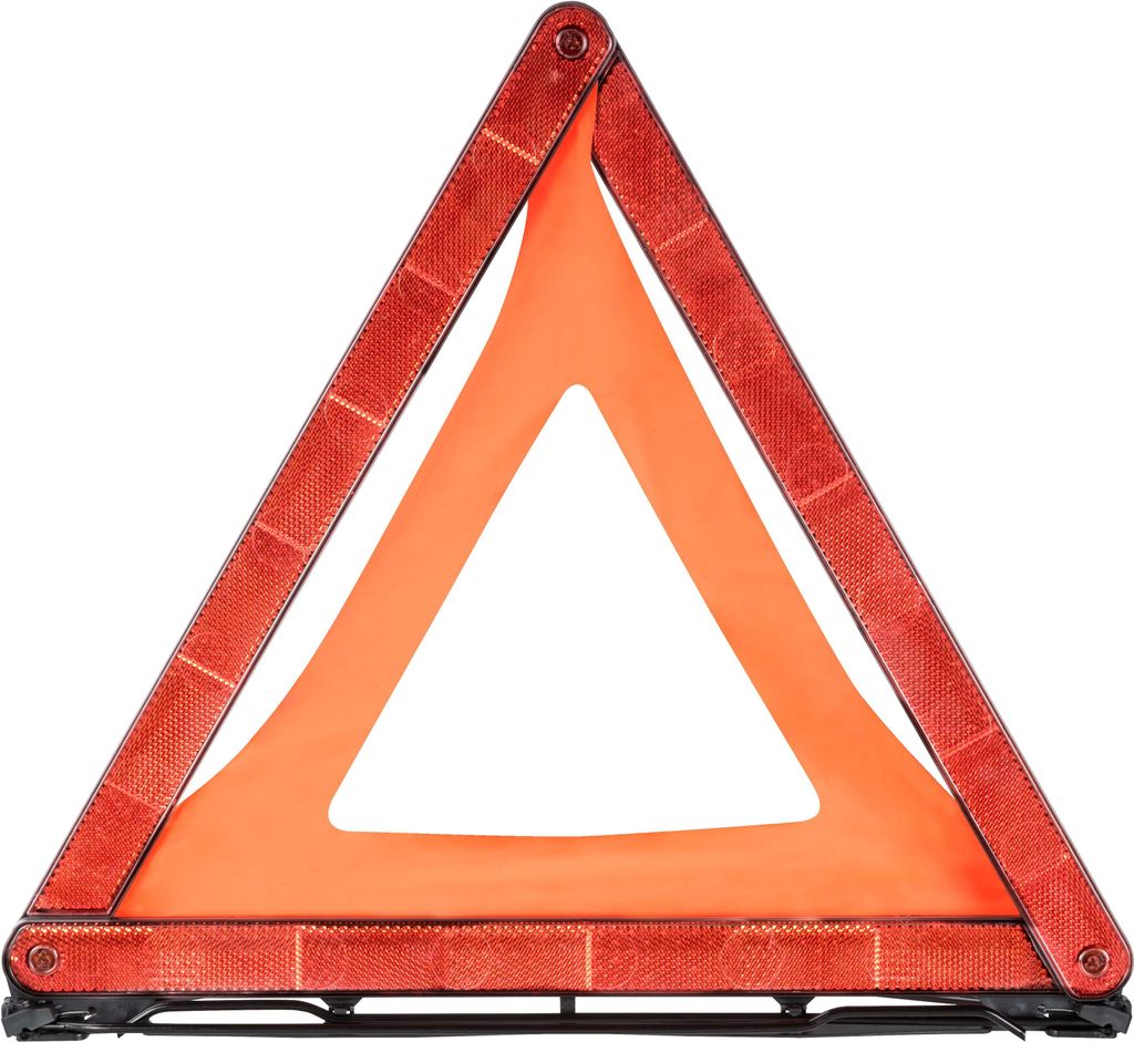 Walser Warndreieck 43 x 4,5 x 3 cm mit Köcher rot, 44266 Produktbild 