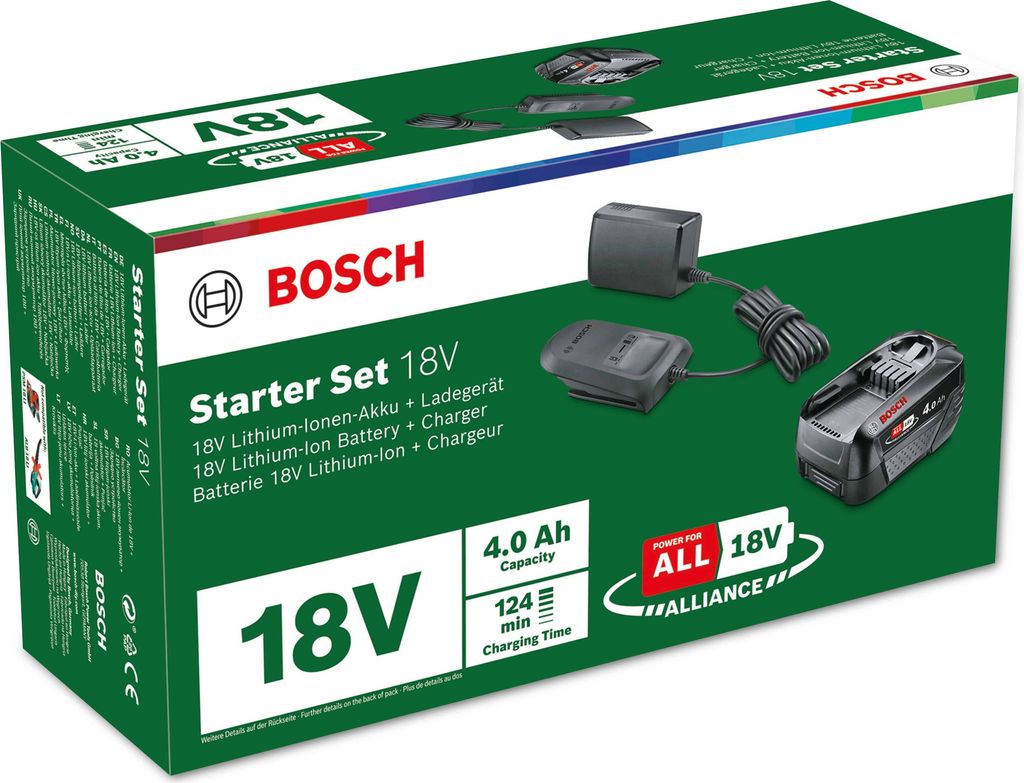 Startovací sada Bosch 18V (4,0Ah + AL18V-20) Obrázek produktu 