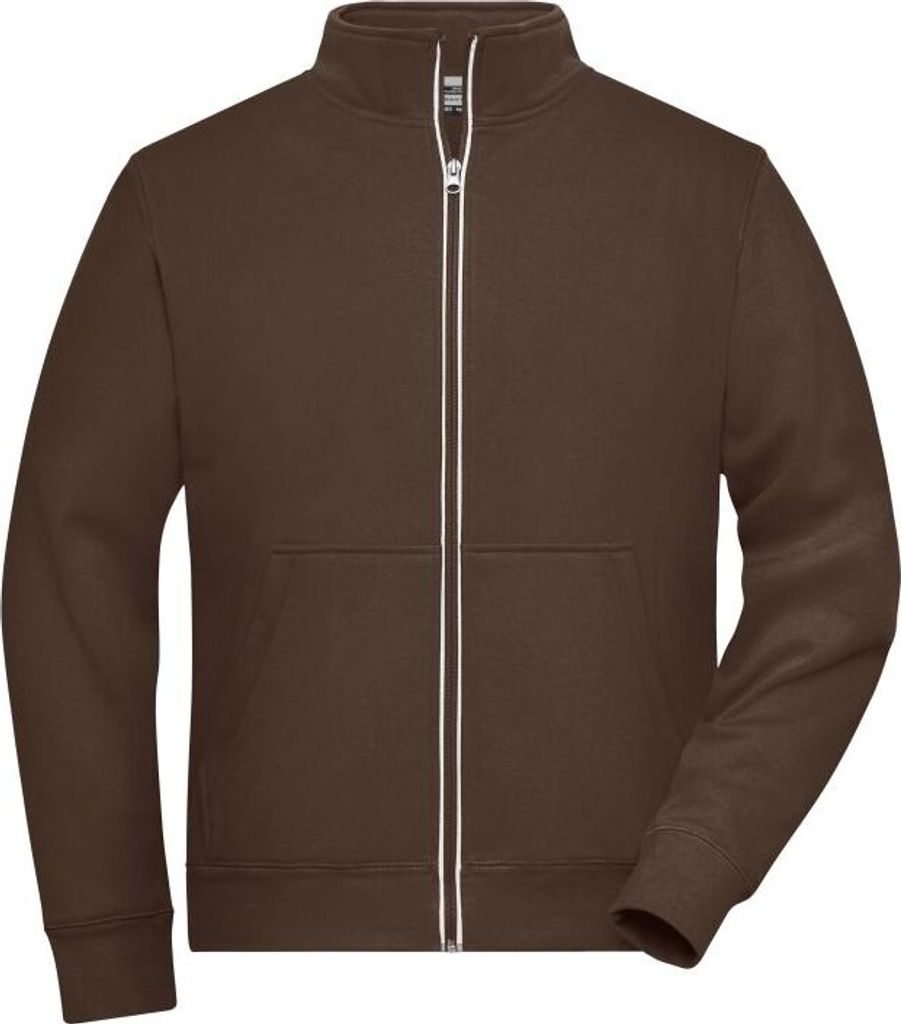 Men's Doubleface Work Jacket - SOLID - brown, Gr. 3XL